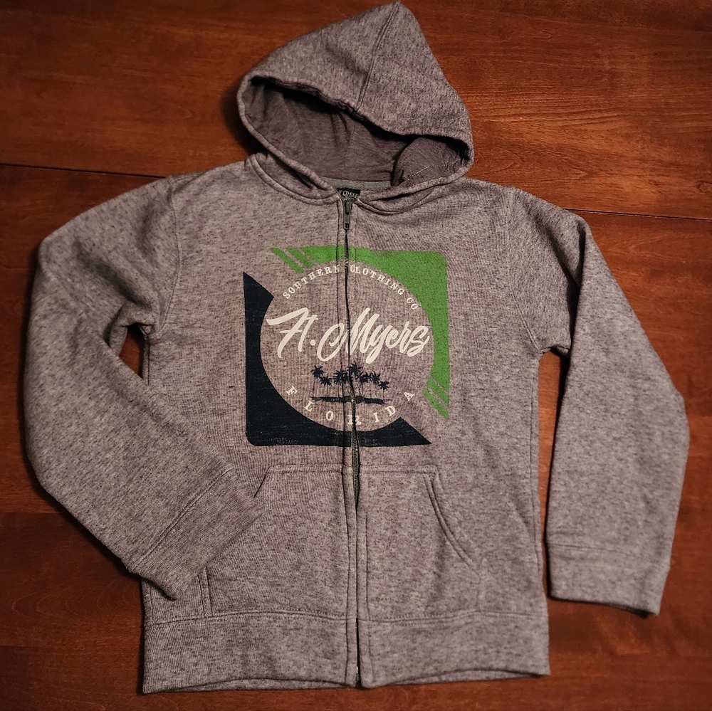 Boys Salt Creek Zip Up Hoodie Size Large